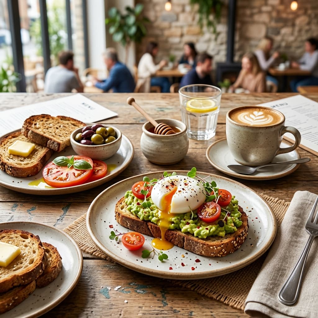 Bolena zengin glutensiz kahvaltı tabağı