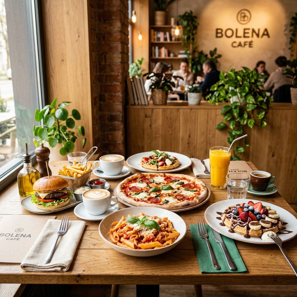 Bolena Cafe'de özenle servis edilen glutensiz lezzetler